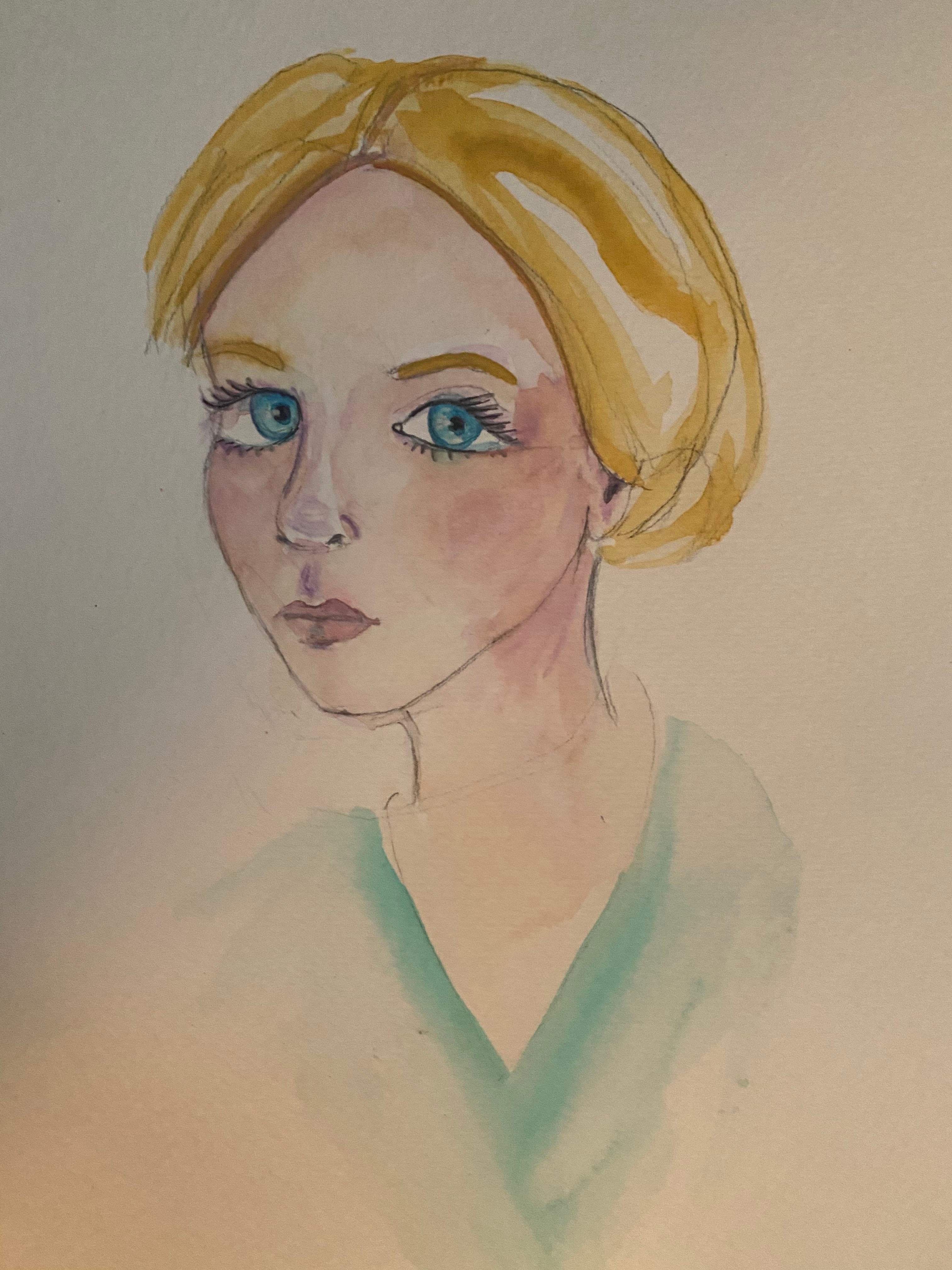 Colorful Girl Illustration