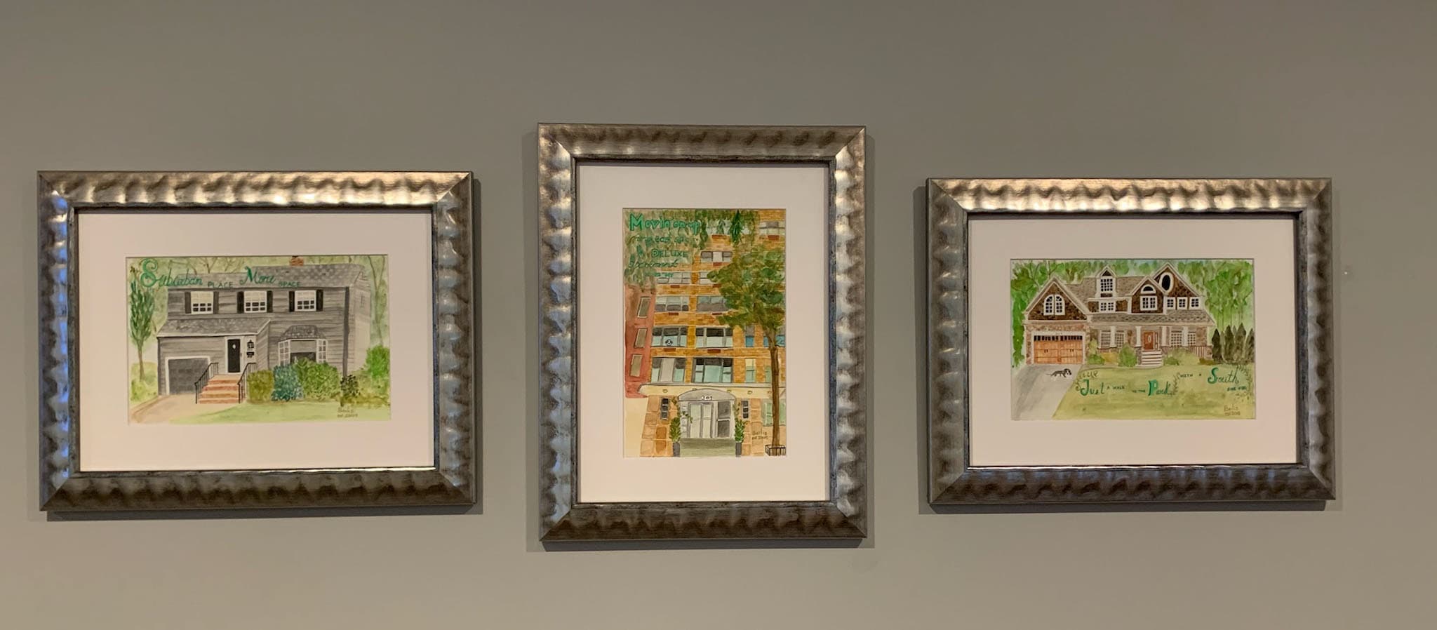 Custom Home Portrait Illustration